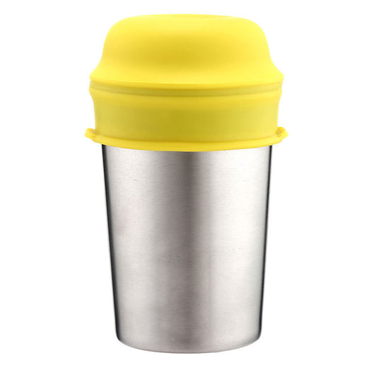 Anti-spill Leak-proof Silicone Straw Cup Lid