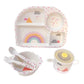 Bamboo fiber children's tableware