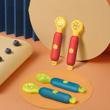 Baby Rice Cereal Supplementary Food Spoon Hole-shaped Children's Tableware