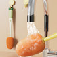 3 In 1 Multifunctional Cleaning Baby Bottle& Cup Washer Brush Long Handle Carrot Water Bottle Cleaning Brush