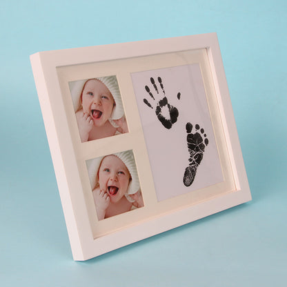 Supply Baby Hand And Foot Print Photo Frame And Ink Set, Baby Newborn Hand And Foot Print Gift